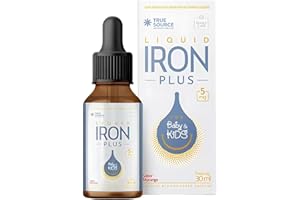 True Source Líquido de Ferro para Bebês e Crianças 30ml Morango