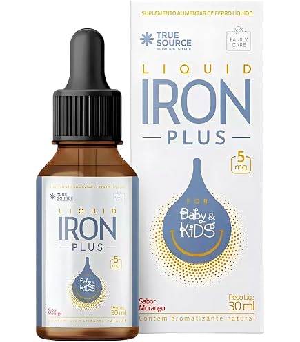 Liquid Iron Plus 30 ML - True Source : Amazon.com.br: Alimentos e