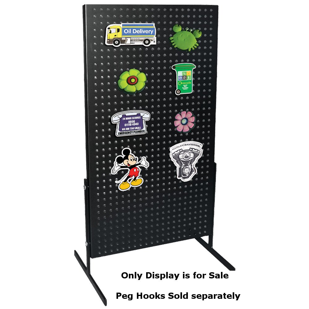 Steel Powder Coated Pegboard Countertop Display for