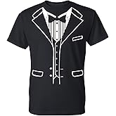 Kropsis Tuxedo Classic with Bowtie Party Wedding Men's T-Shirt