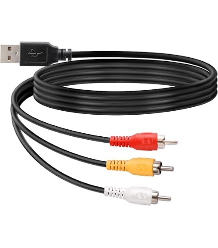 Cable De Audio Blindado Y 2 Rca Macho 1 Hembra De 20 Cm Para Sonido