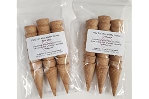 CREATIVE GOURMAND Pidy 2.4" Mini Waffle Cone - 2 Packs of 21ct