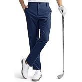 HISDERN Flex 301 Men's Stretch Golf Pants 30"/32" Lightweight Quick Dry Comfy for Business and Casual with Utility Pocket