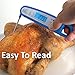 MEAT THERMOMETER - Digital Readout Lets You Cook Your Steaks To The Perfect Temp And Never Serve Under Cooked Chicken Again. Number 1 Rated For BBQ Grill, Smoker, Oven.