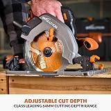Evolution R185CCSX-Li Cordless Circular Saw 185mm 850W Brushless EXT view 5