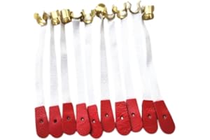 Kokiya 10 Piano Bridle Straps for Instrument Repair Parts And Accessories, white