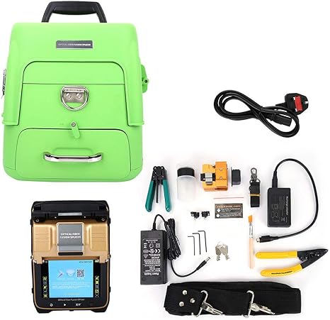 Empalmador de fusión de fibra óptica