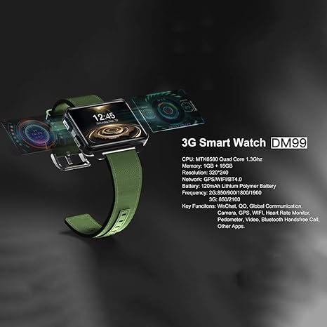Bbiao Smart Watch Dm99 Upgrade Dm98 Lem4 Pro Smartwatch 2.2 ...