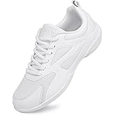 CADIDL Cheer Shoes Women White Cheerleading Dance Shoes