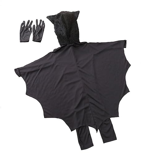 COOLJOY Kids Unisex Vampire Bat Costume, Jumpsuit Halloween
