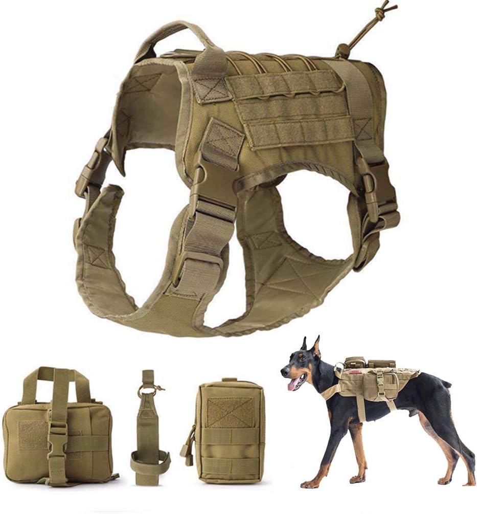 dog harness saddle bags