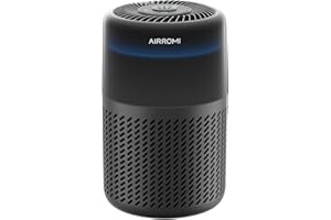 AIRROMI HEPA Air Purifier for Bedroom&Home,Pet Air Purifier for Home Pets,Removes Pet Odor,Cat Litter Smell,Dust,Smoke&Allergies,Quiet Room Air Purifier with Scents,360°Air Cleaner,A2005 Black