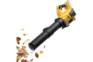Leaf Blower Cordless for Dewalt 20V Max Battery [Tool Only], 590 CFM/165 MPH Turbo Boost, Variable Trigger＆ Speed Lock, for P