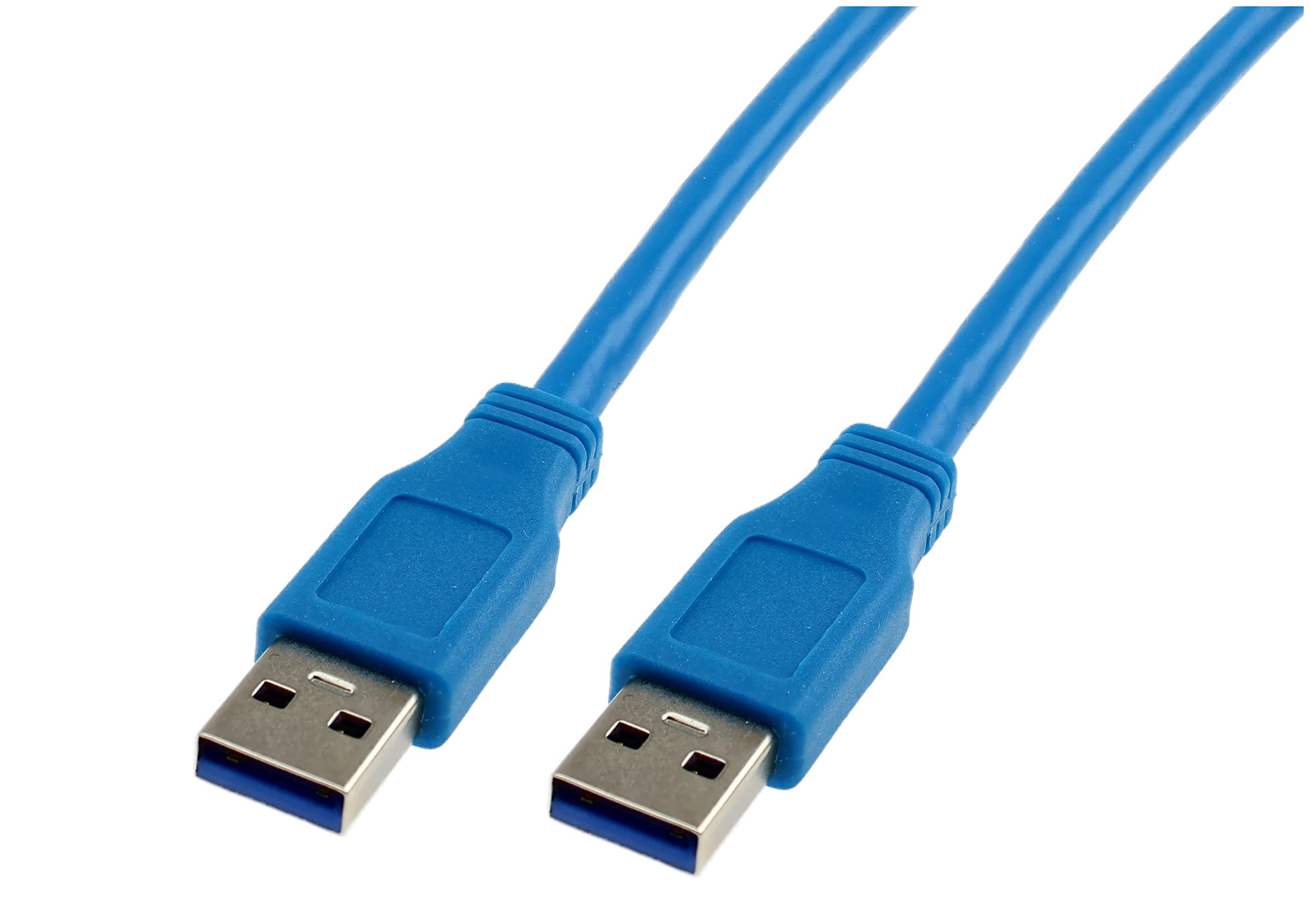 Reulin USB 3.0 Cable, A male - A male Blue, Ultra-Fast Data Transfer 5Gbps (1.8 Metre)