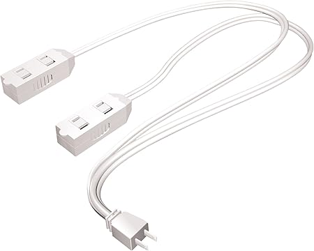 Stanley 31311 Cordmax Couch Polarized Twin Indoor Extension Cord