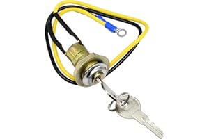 Firmusparts Ignition Switch 8N3679C with 2 Keys 2 Wires Compatible with Ford Tractor 2N 8N 9N NAA Jubilee 501 600 601 700 701 800 950 Compatible with John Deere Tractor 40 50 60 70 330 420 6030 7020
