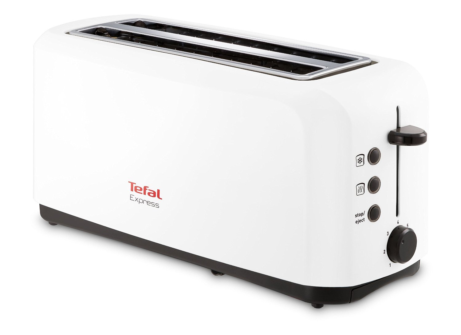 Tefal Express Tostadora W ranuras largas bandeja recojemigas blanco
 
 

 
