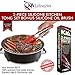 KJA Premium Kitchen Tongs: Set Of 2 (9 and 12 inch) Food Tongs Made With Heat Resistant Silicone – Stainless Steel Utensil For Cooking, BBQ, Grilling, Salad, Fish & Serving – Free Silicone Oil Brush