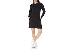 Amazon Essentials Women's Waisted Sweatshirt Dress (Available in Plus Size)