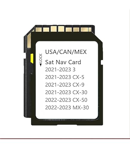 Puruoda GPS Navigation SD Card Compatible with Mazda 3 CX-5 CX-9