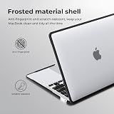 BlueSwan Case for MacBook Air 13.3 M1 A2337 A2179 A1932 Frosted Clear view 5