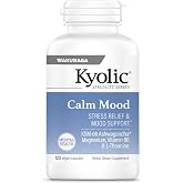 Kyolic Specialty Series Calm Mood, 120 Capsules | Stress Relief and Mood Support*, Calm Relaxation Formula with KSM-66 Ashwagandha, L-Theanine and Magnesium, GMO-Free