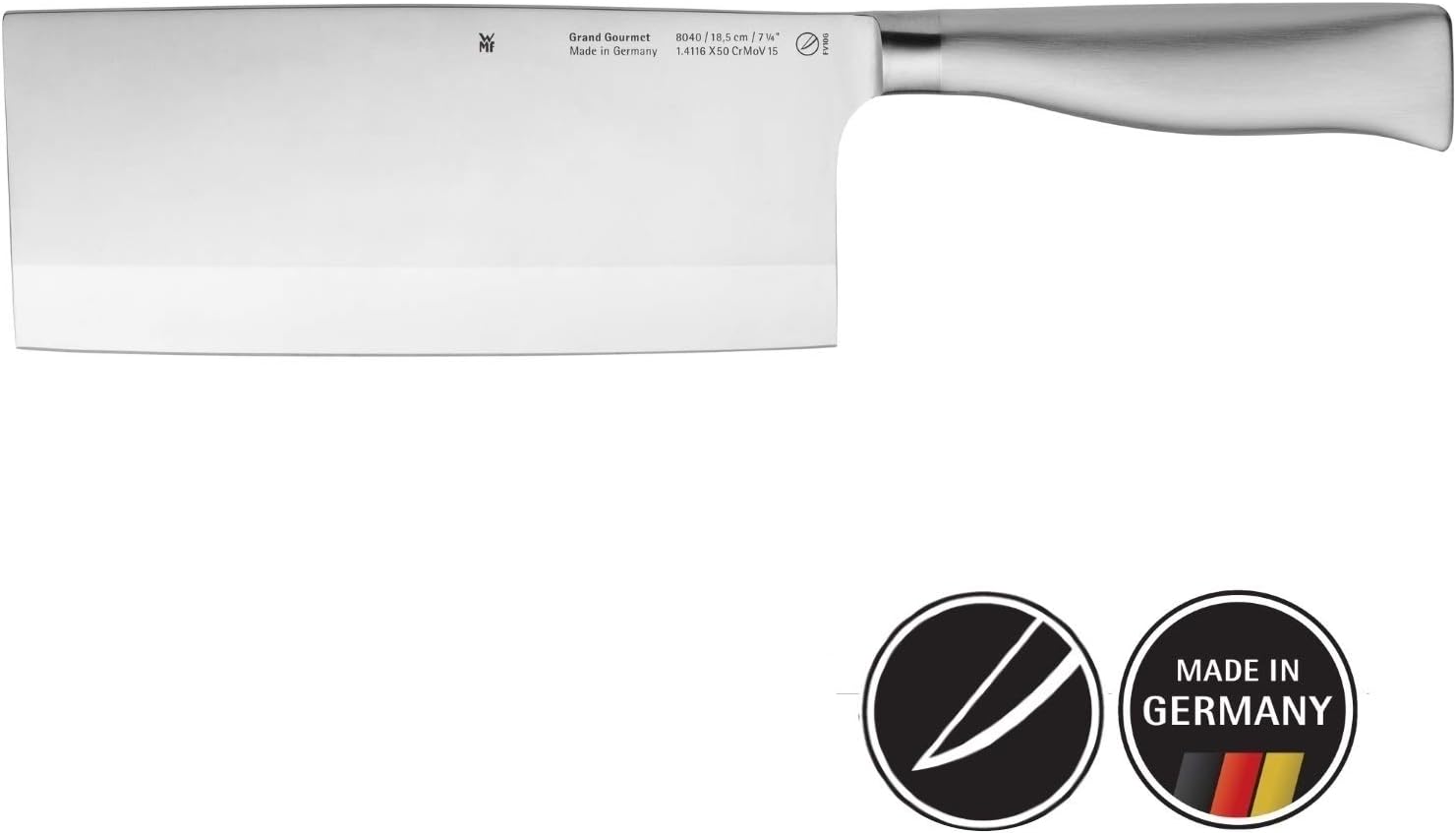 WMF Chinese Chef's Knife Grand Gourmet Length 31.5 cm Blade Length 18.5 cm Performance Cut Made
