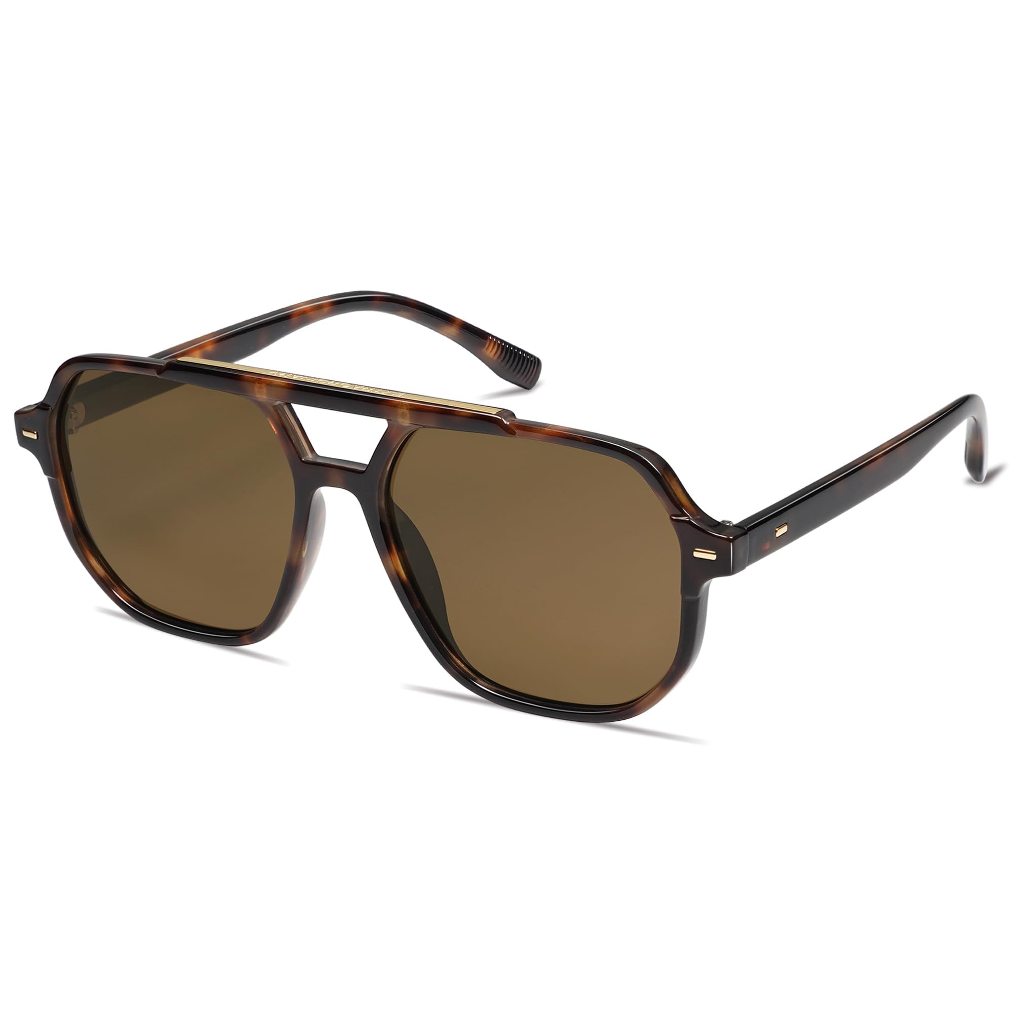SOJOS Retro Trendy Aviator Polarized Sunglasses Men