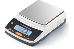 Bonvoisin Lab Scale - 5000g x 0.01g, Rechargeable Digital Scale with RS232 Interface, 0.01g Accuracy