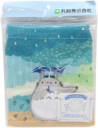 Amazon となりのトトロ ぽつぽつ雨 マチ付き巾着袋 おもちゃ雑貨 おもちゃ