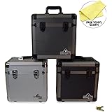 Gorilla LP60 12" LP Vinyl Record Storage Carry Case - Holds 60 - 3 Colours Available &hellip; (Carbon)