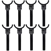Angzhili 8 Pcs Dental Lip Retractor,Dental Photography Retractors(Large) | Black Orthodontic Lip Retractor