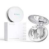 WOSADO Magnetic Eyelashes with Applicator Kit, [V17 Ice Black] Reusable Magnetic Lashes without Eyeliner, Glue-free False Lashes, Waterproof, Lightweight, Suit for Natural Makeup