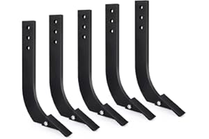 3 Holes Scarifier Shank Teeth,16'' Scarifier Shank Box Blade Shank,Ripper Shank with Removable Tapered Teeth and Pins, Adjust