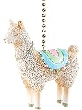 Clementine DesignsClementine Designs No Drama Llama Ceiling Fan Light Dimensional Pull Resin