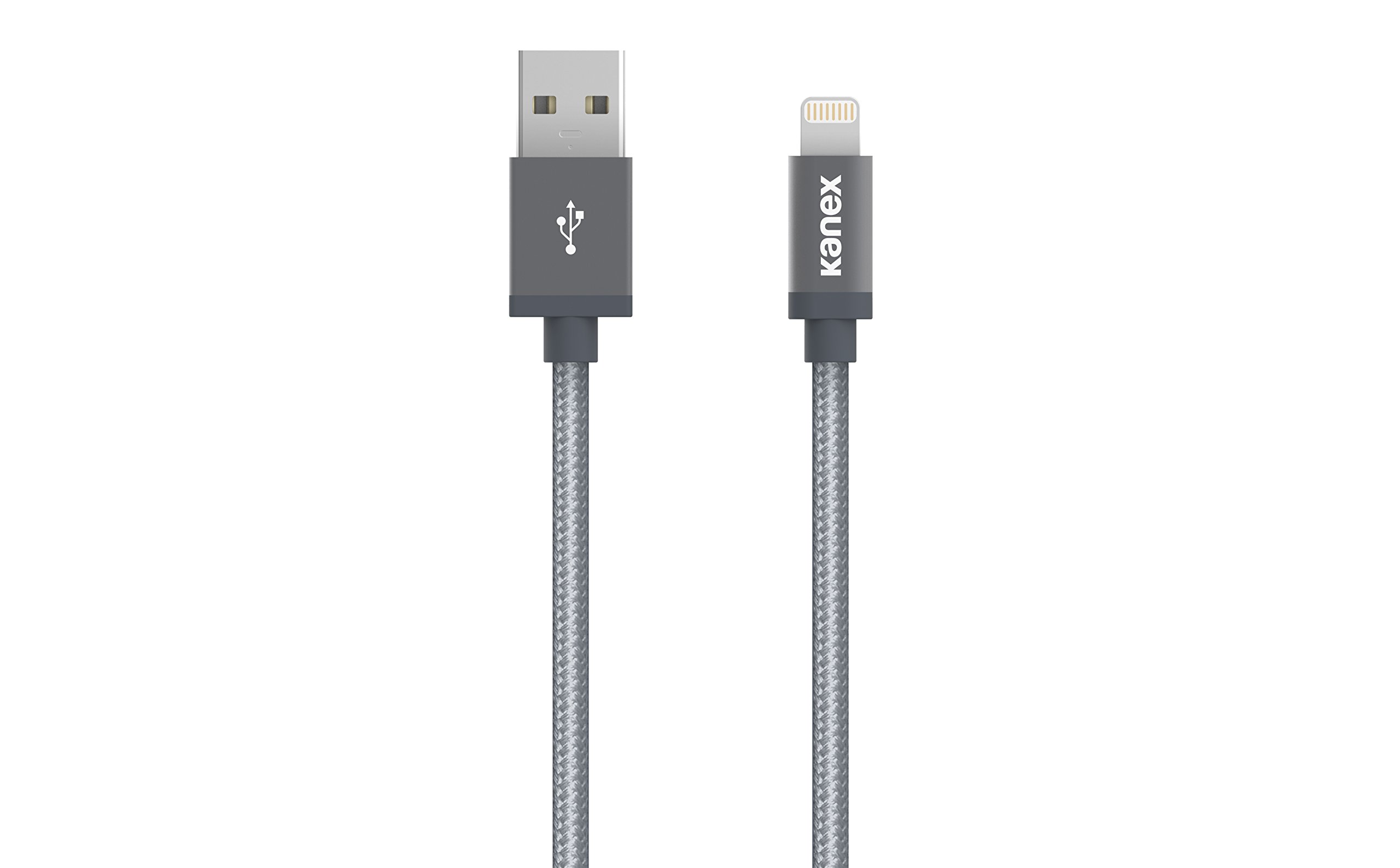 KANEX 1.2 m Lightning USB Cable - Aluminum/Grey