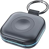 Portable Wireless Travel Charger Compatible for Apple Watch Series 11 10/9/8/UItra/7/6/5/4/3/2/SE/Nike,Compact Magnetic iWatch Fast Charger 1800mAh Power Bank Charging Cable Keychain Accessories Style