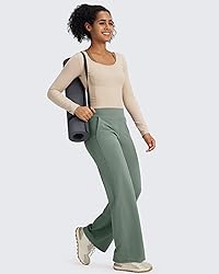 G4Free Womens Wide Leg Pants Yoga Pants with Pocket