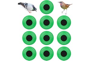 DQITJ 10 Pcs Plastic Small Bird Nests Pigeon Nesting Bowls Quails Breeding Hatching Nest