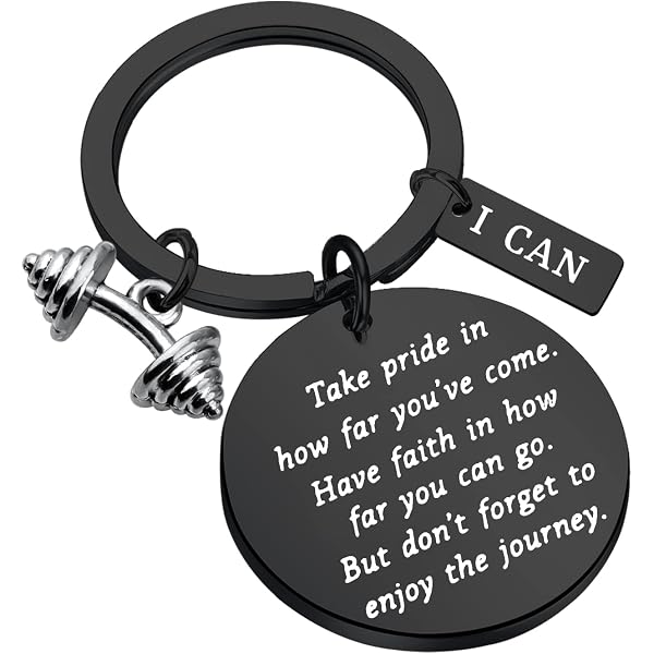 FOTAP Graduation Keychain – Inspirational Jewelry Gift For College Grads, Stainless Steel, Never Underestimate Message