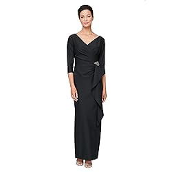 Alex Evenings Women's Slimming Long Length