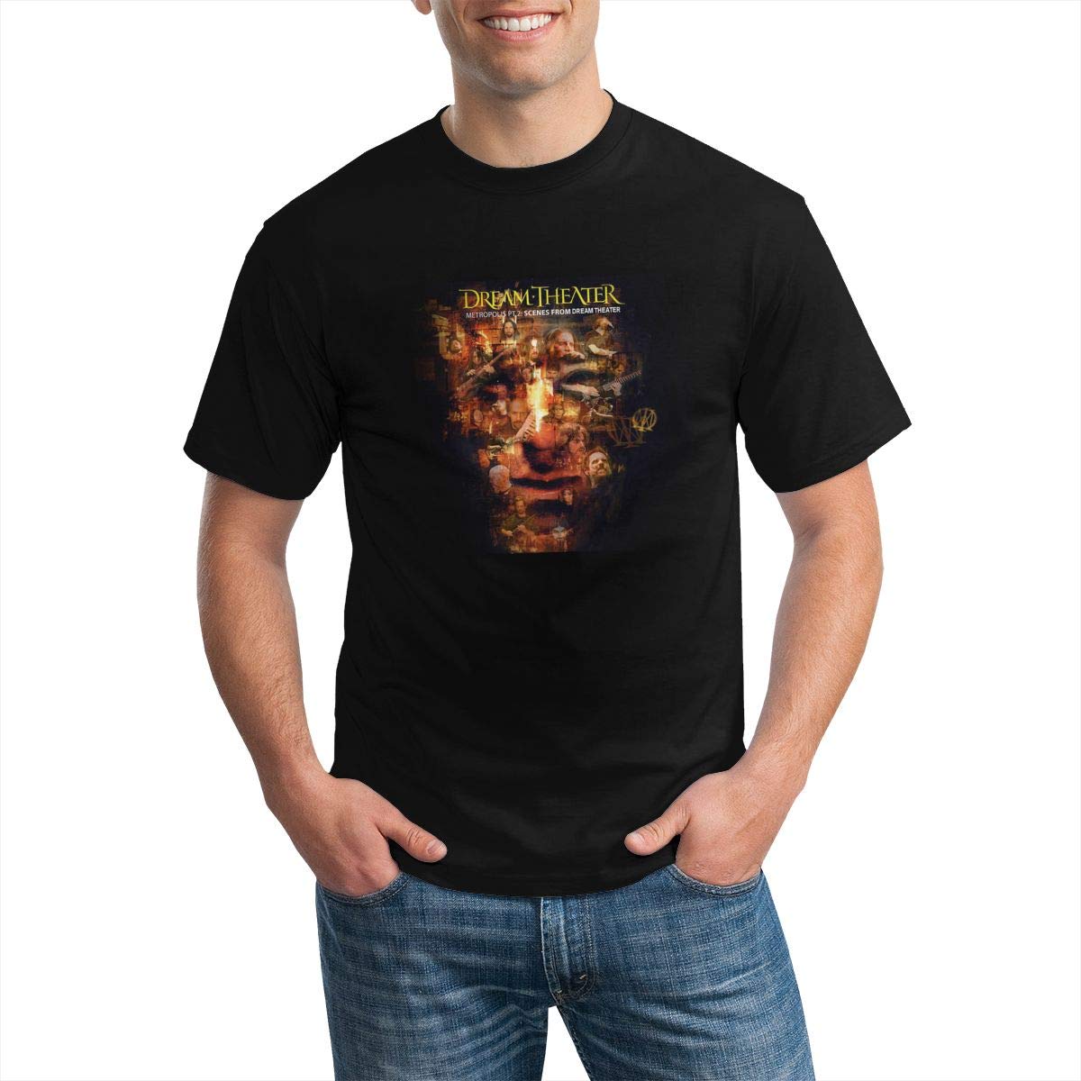 Hazeltdahl Dream-theater Short Sleeves T Shirt Round Neck Summer Tshirts