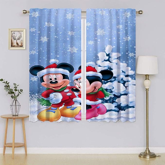 Amazon.com: Mickey-Mouse Blackout Curtains and Drapes,Light Reducing