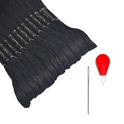 Premium Black Embroidery Floss - Cross Stitch