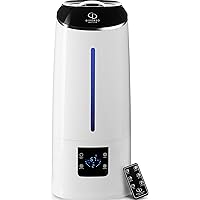 Cool Mist Humidifier - Air Humidifier - Humidifiers for Bedroom - Baby Vaporizer Room Humidifier - Home Top Fill Filterless Ultrasonic Humidifiers for Babies Kids - Air Mist 6l Large Room Humidifier