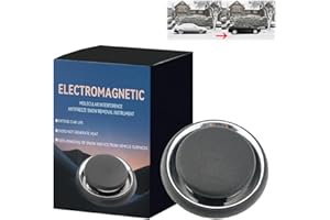 Electromagnetic Car Snow Removal Device Car Winter Accessories Solar Driven Antifreeze Device Kinetic Molecular Heater (2PCS)