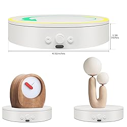 Motorized Rotating Display Stand for Epoxy Glitter