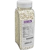 DecoPac White Snowflake Quins, 16.5oz, Fancy Sprinkles Shaped Like Snowflakes, Candy Sprinkles in Handheld Container, Edible Sprinkles For Celebration Cakes, Cupcakes, Cookies 1.03 Pound (Pack of 1)