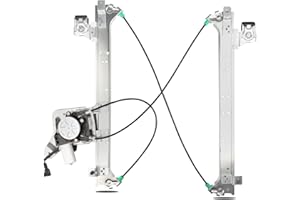 NPAUTO Rear Passenger Side Power Window Regulator with Motor Assembly Replacement for Chevy Silverado Suburban 1500 2500 GMC Sierra Yukon Cadillac Escalade 2000 2001 2002 2003 2004 2005 2006, Right, 741-579