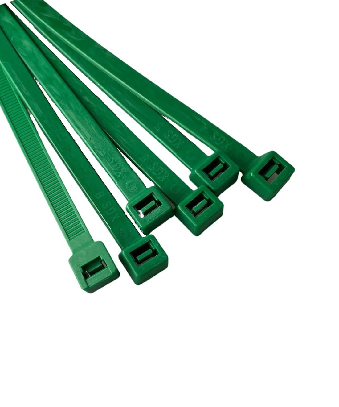 On1shelf® Cable Ties, 750mm x 9.0mm, 30" Premium Tie Wraps, Strong and Long Nylon Zip Tie (10, Green)